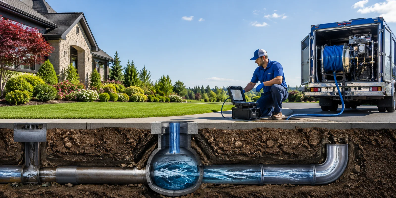 Drainage restoration information for Columbus, KS